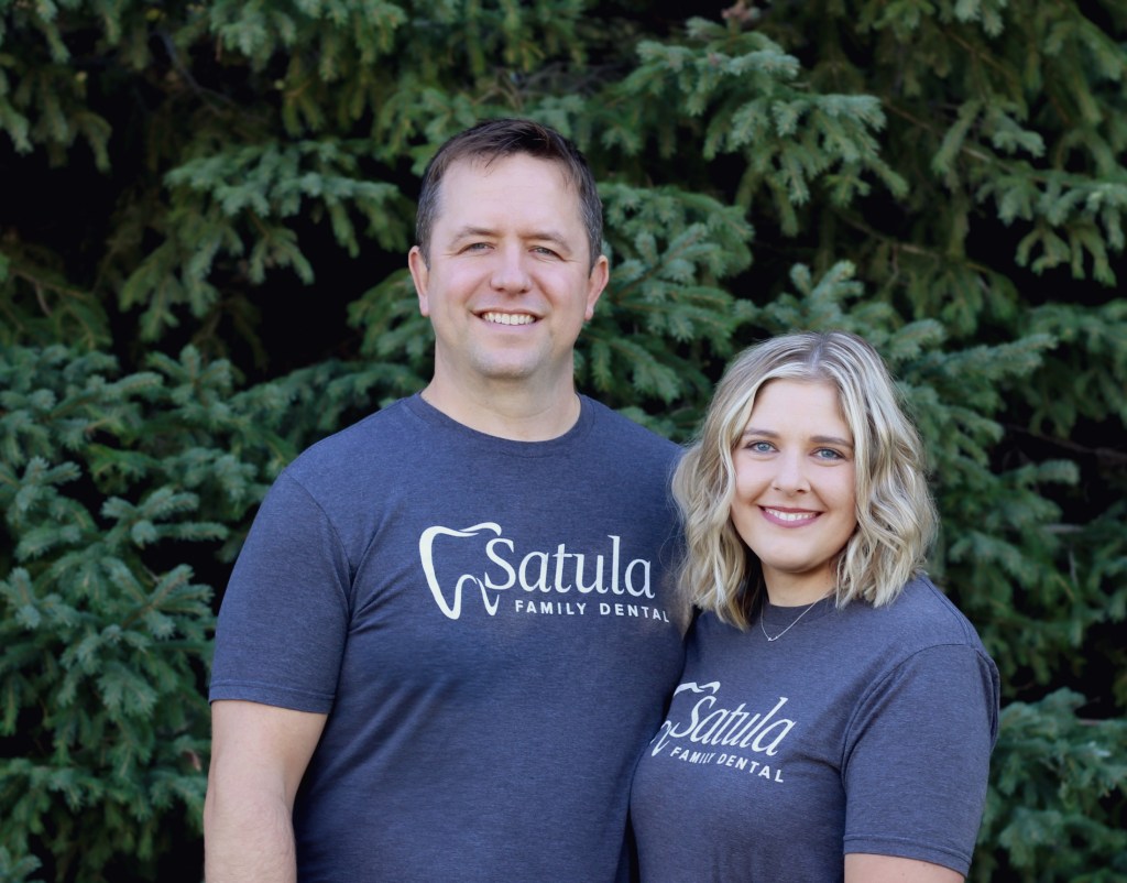 Dr. Katie Satula with her husband